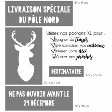 Pochoirs pour un Noël DIY