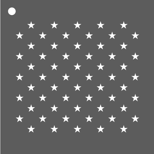 Mini pochoir petites étoiles
